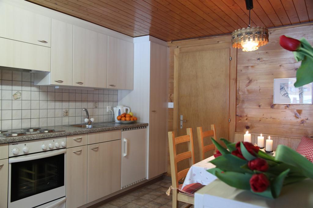 Ferienwohnung Haus Bel-Air Grächen Exterior foto
